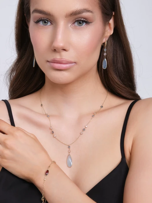 Золотые серьги 585 пробы