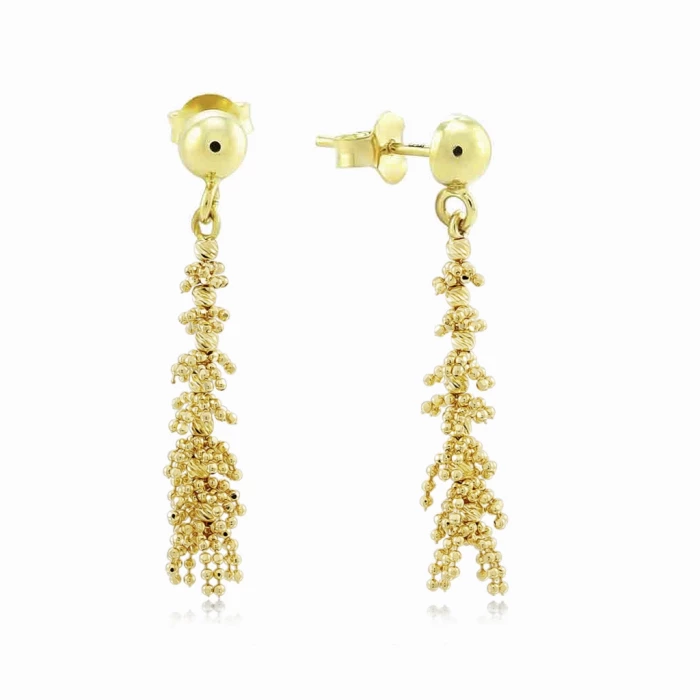 Серьги из золота 585 пробы