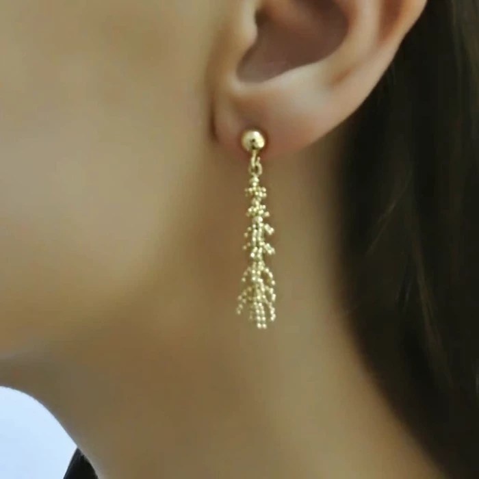 Серьги из золота 585 пробы