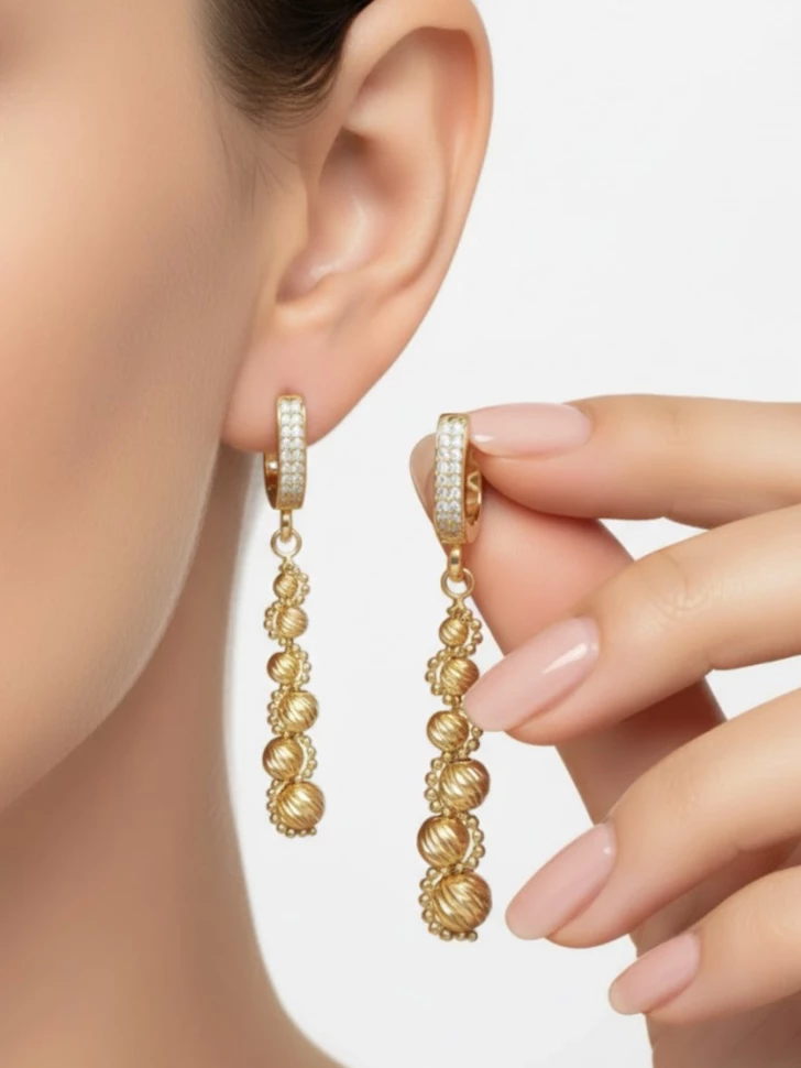 Серьги из золота 585