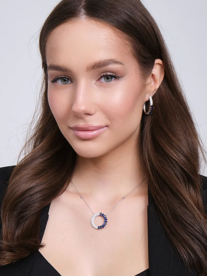 Серьги сказочная лазурь