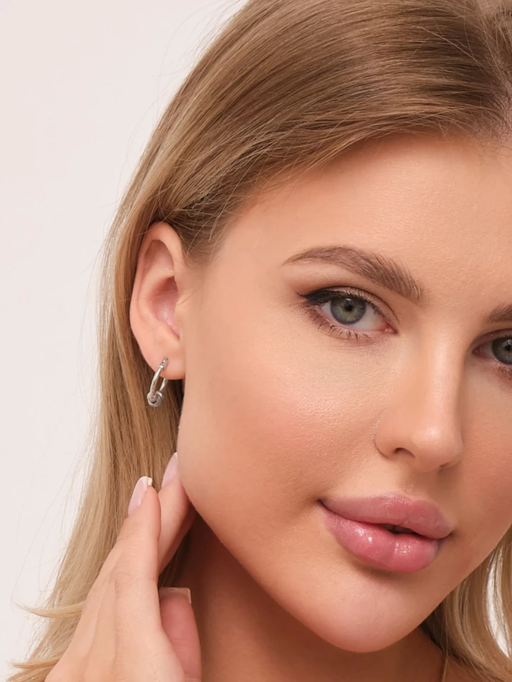 Серьги из золота «Звёздный ландыш»